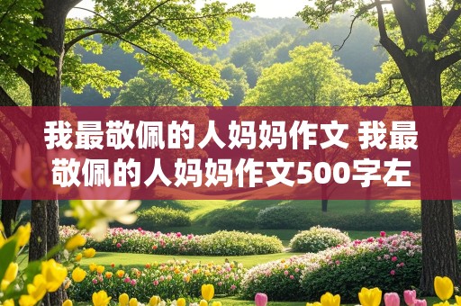 我最敬佩的人妈妈作文 我最敬佩的人妈妈作文500字左右