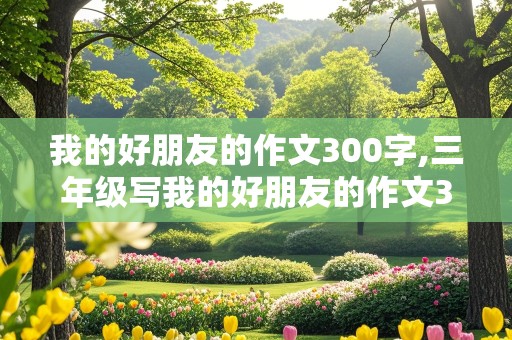 我的好朋友的作文300字,三年级写我的好朋友的作文300字