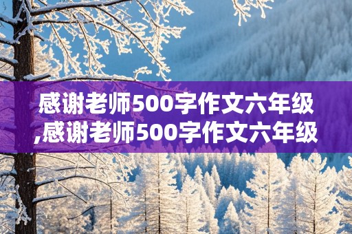 感谢老师500字作文六年级,感谢老师500字作文六年级毕业的话