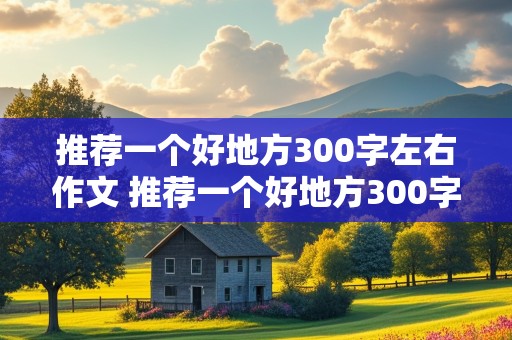 推荐一个好地方300字左右作文 推荐一个好地方300字左右作文四年级