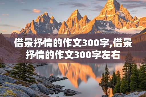 借景抒情的作文300字,借景抒情的作文300字左右