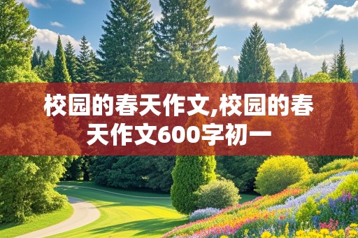 校园的春天作文,校园的春天作文600字初一