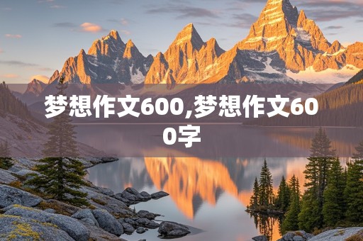 梦想作文600,梦想作文600字