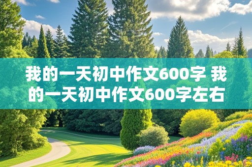 我的一天初中作文600字 我的一天初中作文600字左右