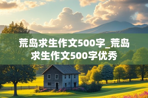 荒岛求生作文500字_荒岛求生作文500字优秀