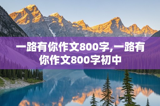 一路有你作文800字,一路有你作文800字初中