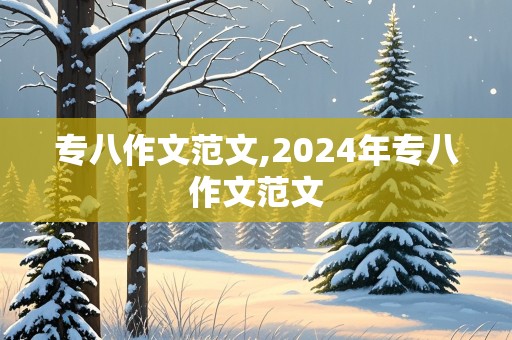 专八作文范文,2024年专八作文范文