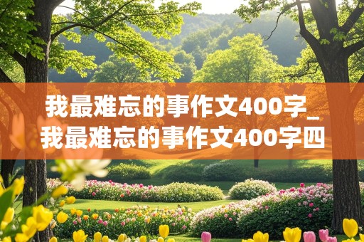 我最难忘的事作文400字_我最难忘的事作文400字四年级