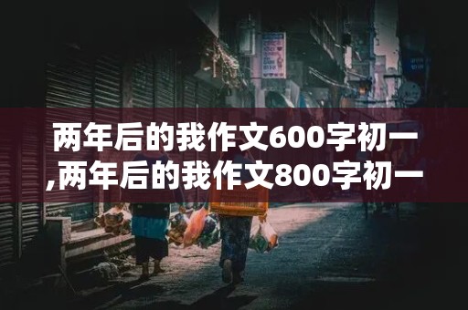 两年后的我作文600字初一,两年后的我作文800字初一