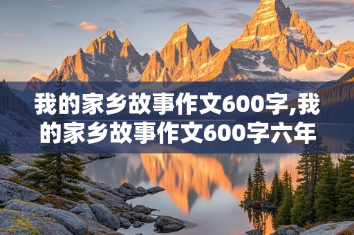 我的家乡故事作文600字,我的家乡故事作文600字六年级