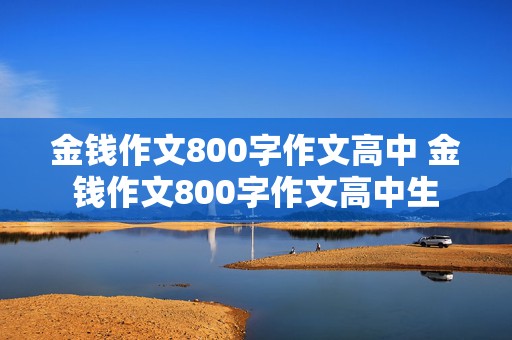 金钱作文800字作文高中 金钱作文800字作文高中生